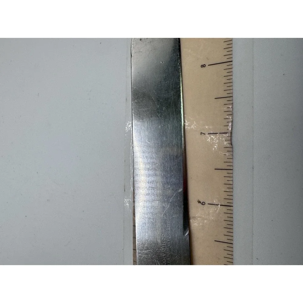 MOTHER OF PEARL STERLING SILVER Dinner Table KNIFE Vintage 9